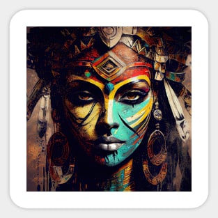 Powerful Egyptian Warrior Woman #12 Sticker